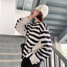 欧货拼接卫衣，女装卫衣/绒衫，依秀儿