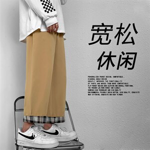 2022高街风运动潮流百搭抗皱休闲九分卫裤  K615-特批：35图片