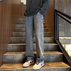 K1220-p30-控59oversizecleanfit黄泥牛仔裤直筒裤老爹裤长裤，男装牛仔裤，星座103A-1