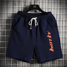 MK37006-P15冰丝短裤男士大码宽松休闲五分裤男运动中裤网格，男装休闲裤，电商A040A