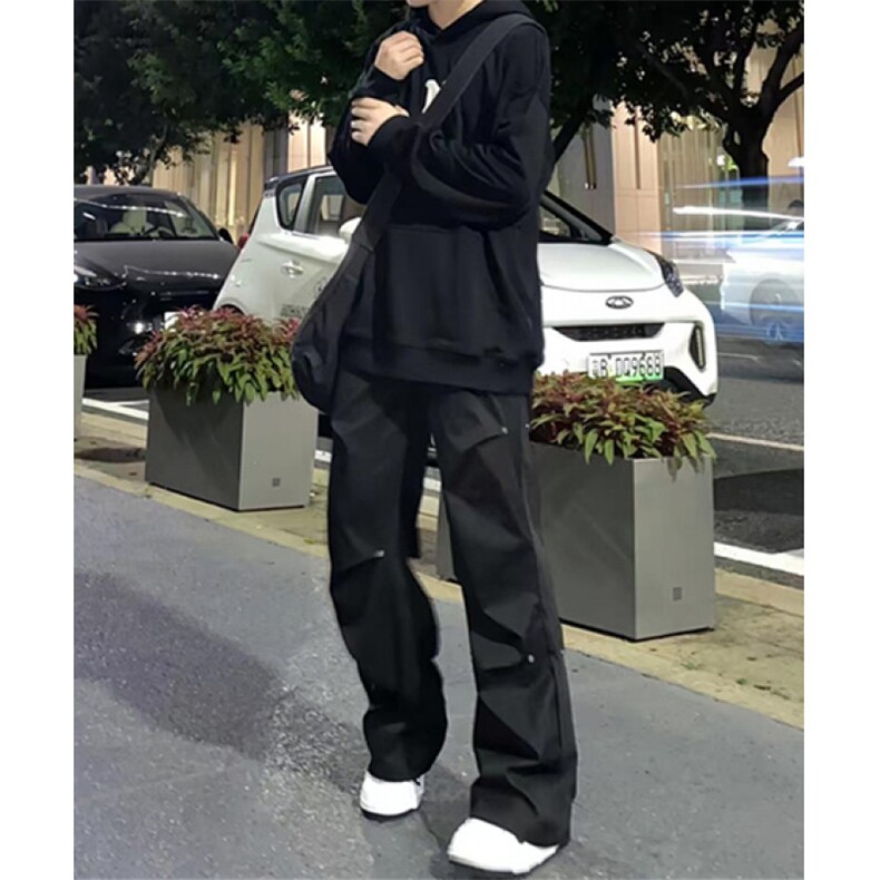 夏季新款工装裤男痞帅设计感休闲宽松伞兵冲锋裤KA144,男装休闲裤,星座1116A（原606A-3）