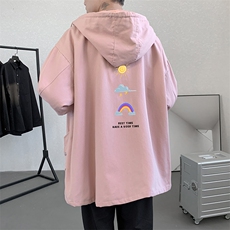 JK41141-P85纯棉连帽夹克男士大码工装夹克男外套男，男装夹克，电商A040