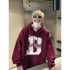 2025秋季男潮流休闲wlcm7829卫衣连帽纯棉特批35控59，男装卫衣，星座605(原A050)