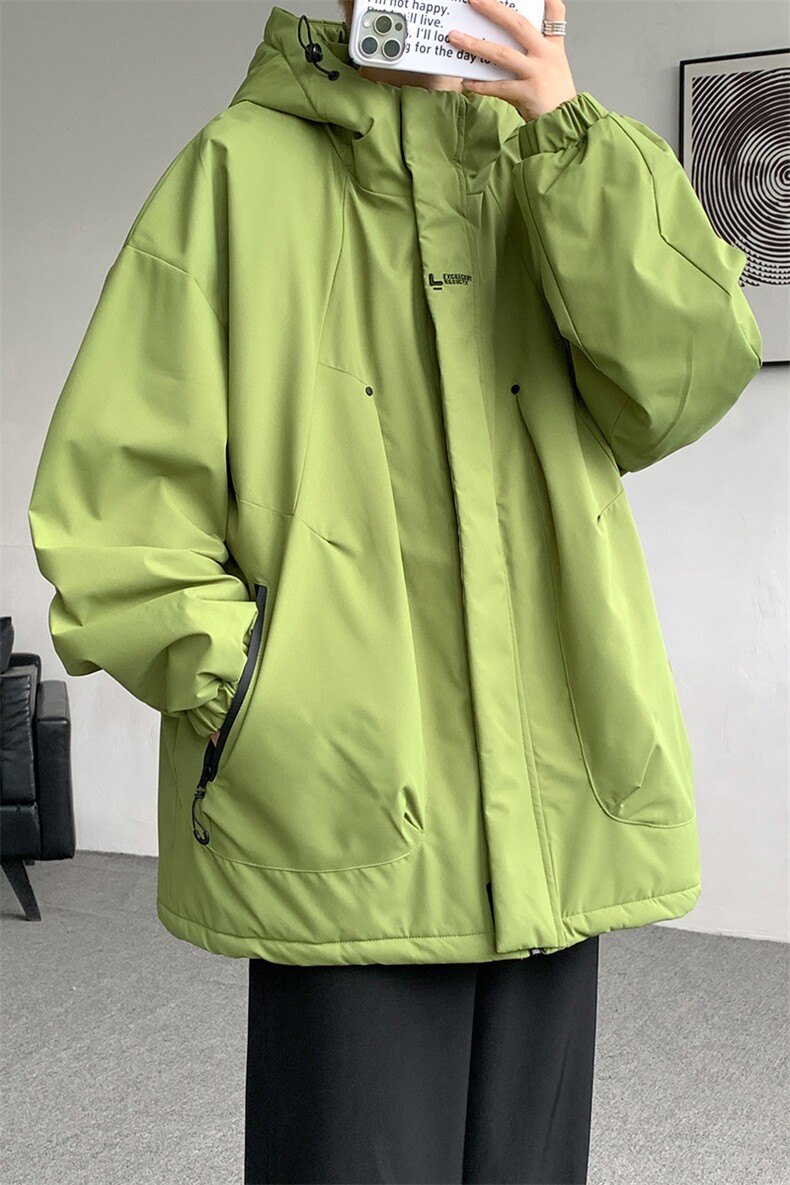 8XL-M冲锋衣外套男加棉加厚夹克秋冬户外登山服JK1313厚P100控118,男装夹克,电商D206-1