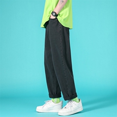 夏季新款牛仔裤男直筒宽松韩版潮流休闲松紧腰裤子A080-9231-P30，男装牛仔裤，电商A080