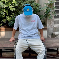万针全刺绣工艺抖音得物高品质260克重磅纯棉双纱美式高街短袖T恤，男装T恤，电商A486-1