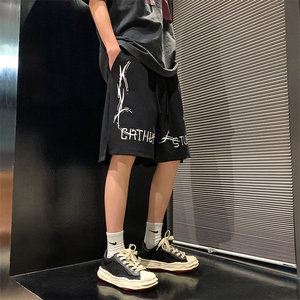 2023夏季薄款男士五分休闲简单时尚潮流运动短裤XD22901-P40图片
