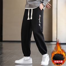 现货主推2025秋冬加绒特价男士印花休闲运动长裤JR919-P20，女装休闲裤，星座1816-2（原1210–2）