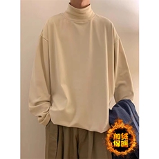 网图！德绒百搭长袖t恤男秋冬23XW99369常规特批12加绒特批17，男装T恤，电商A042