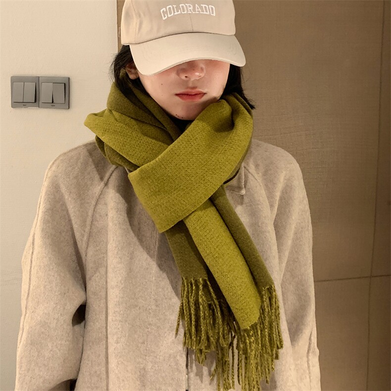 秋冬季休闲保暖亲肤时尚百搭升级版双面围巾,饰品围巾,明成直播供货
