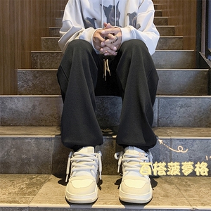 潮流休闲时尚百搭束脚裤华夫格休闲长裤 K926-特批32图片