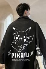麂皮绒夹克男大码立领褂子外套JK85078-P68加绒款-P78，男装夹克，电商A040