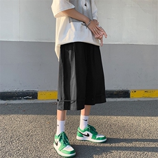 韩版大裤衩外穿潮短裤中裤七分裤子ins日系2023新款男K724-P25，男装休闲裤，星座512-2