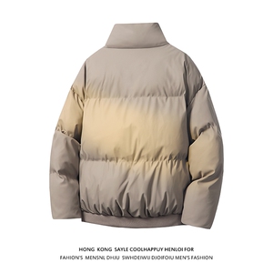 MYF916-P70特现货立领防水防污冬季立领加厚pu皮棉服保暖棉衣a图片