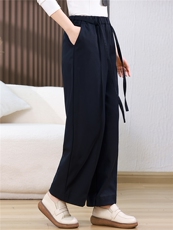 2025秋装新款弹力松紧腰休闲裤，女装休闲裤，鑫鑫格