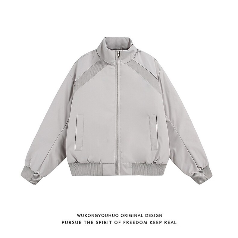 美式潮牌复古解构加厚短款棉服男女冬季百搭立领棉衣MF380-P78,男装棉衣,星座412-3