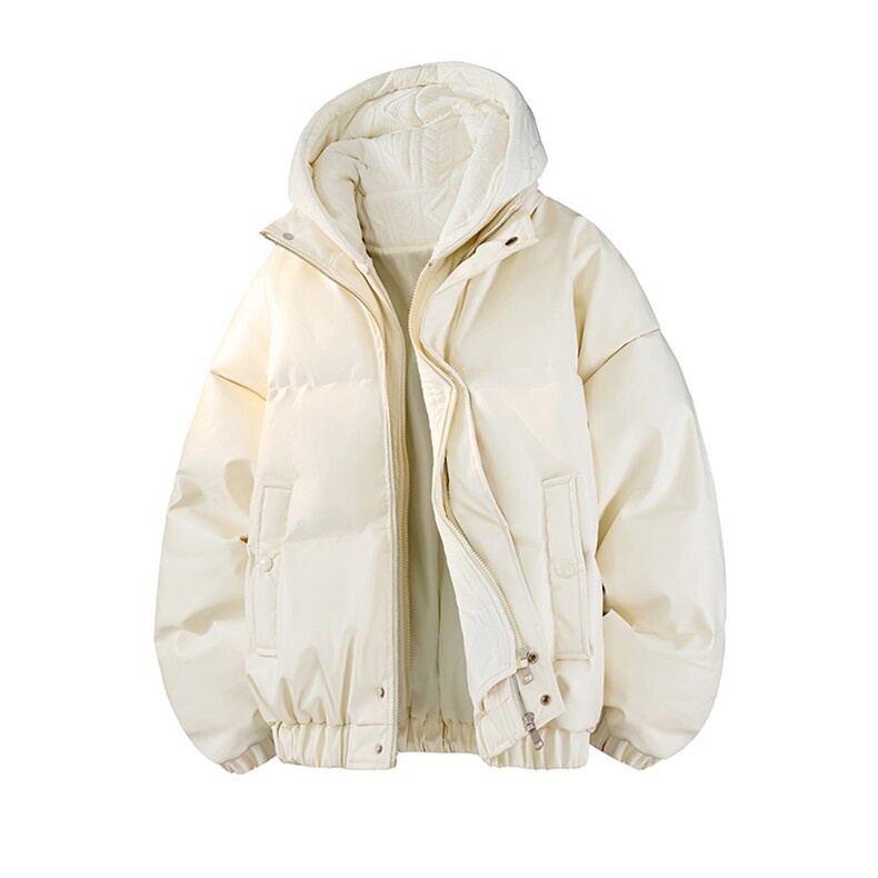 现货假两件pu皮衣棉服外套男冬季新款加厚美式高街棉衣M106-P120,男装皮衣,星座308B-2