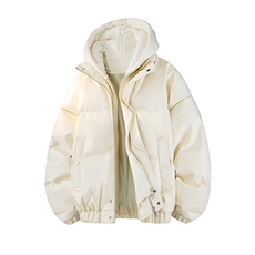 现货假两件pu皮衣棉服外套男冬季新款加厚美式高街棉衣M106-P120，男装皮衣，星座308B-2