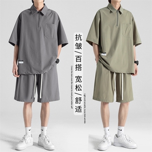 夏季薄款冰丝透气亲肤时尚套装TZ21-特批70图片