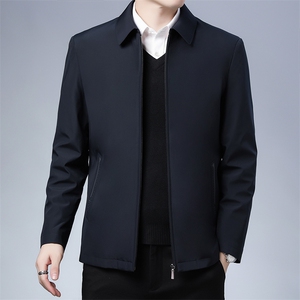 DW-f05冬季男士羽绒服可拆卸内胆外套男装翻领修身白鸭绒P248图片