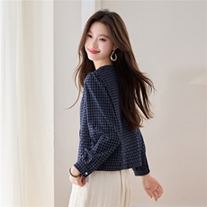 开春穿搭衬衫女士夏装2026新款轻奢高级感洋气气质衬衣上衣，女装衬衫，涵誉