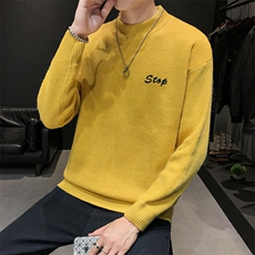木木5821毛衣男士韩版修身纯色针织衫百搭打底上衣情侣装秋装，男装针织衫/毛衣，电商D310（原电商305）