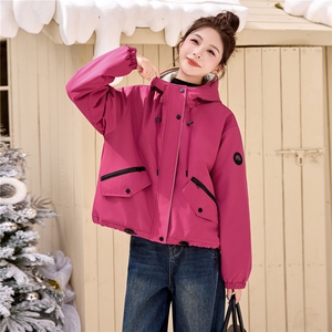 档口现货2025新款女装冬装休闲棉衣外套派克服图片