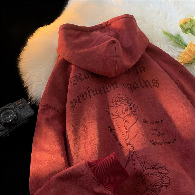 主推款春季大码重磅烧花麂皮绒连帽卫衣JF92-P58限78加绒P65控88，男装卫衣，电商A422-1