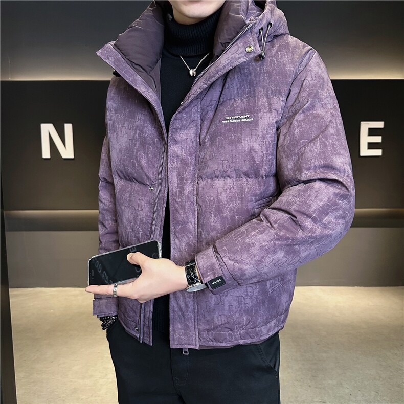 9926-L-4XL-P210-标50绒店主风冬季连帽休闲男士百搭羽绒服男图片
