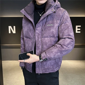 9926-L-4XL-P210-标50绒店主风冬季连帽休闲男士百搭羽绒服男图片