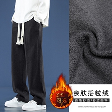 直筒牛仔裤男款百搭秋冬加绒美式宽松裤子K828-特批37加绒特批47，男装休闲裤，星座718-1