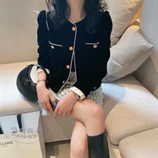 气质丝绒小香外套，其它，欧妮卡蒂蔓