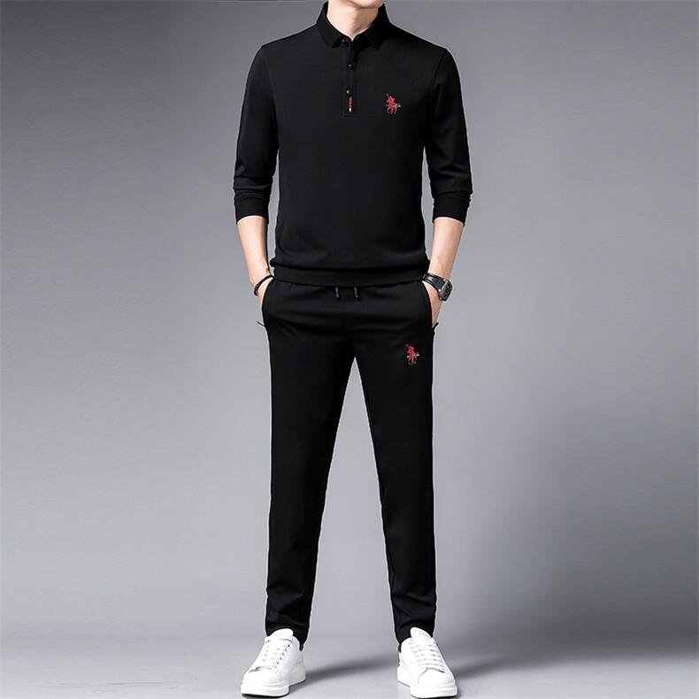 SA9667-2钱塘2020-2中年男士冬季厚款时尚休闲新款套装P152，男装休闲套装，钱塘207-2