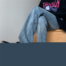 高街牛仔裤春季新款高个子休闲长裤A061-W9984-P55控78，男装牛仔裤，电商A061-1
