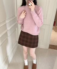 2025百搭时尚简约半高圆领针织衫,女装针织衫/毛衣,羿纯羊绒高端店,清河羊绒市场 2025百搭时尚简约半高圆领针织衫,女装针织衫/毛衣,羿纯羊绒高端店,清河羊绒市场