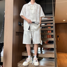 量大优供视频风龙纹提花短裤M-5XLDK19特P25，男装牛仔裤，电商B325