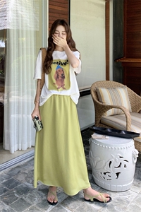 现货短袖半身裙套装2586P145K218图片