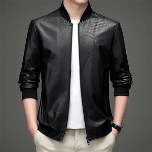新款男士外套棒球服中青年外衣男装休闲时尚夹克春秋款外套男P100图片