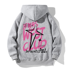 抖音得物高品质印花连帽卫衣秋冬装美式宽松连帽纯色卫衣ADL107，男装卫衣，电商A443