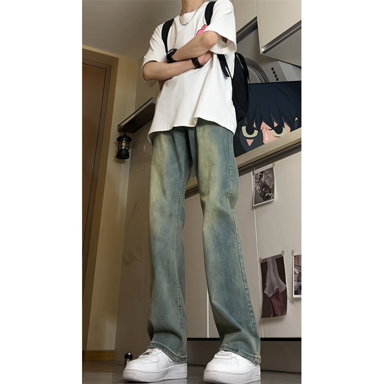 量大可谈！美式高街vibe裤子长裤弹力牛仔裤NZK01-P3868,男装牛仔裤,星座617B