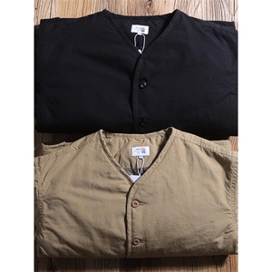 1506-1/M99341/P72日系复古无领棉服男冬季菱形格户外运动夹克图片
