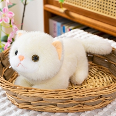 仿真趴猫毛绒玩具