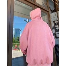 港风大码日系复古麂皮绒钢印套头连帽卫衣XZ213-JPR201-P70控88，男装卫衣，星座213