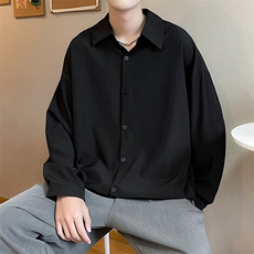 SJ-217-2-CS2415春夏秋季薄款冰丝长袖衬衫男垂感衬衣外套，男装衬衫，星座217-2