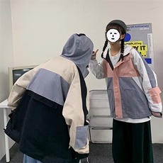 男秋季外套潮牌街头连帽情侣夹克MJ06P50，男装夹克，星座1116-2