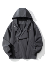 1三种穿法双拉链机能风大码M-5XL夹克男100%聚酯纤维JK77977P85控，男装夹克，星座226-2