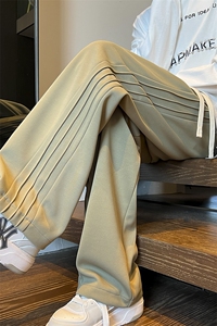 港风休闲裤宽松运动裤拖地裤束脚裤男KP789 P45图片