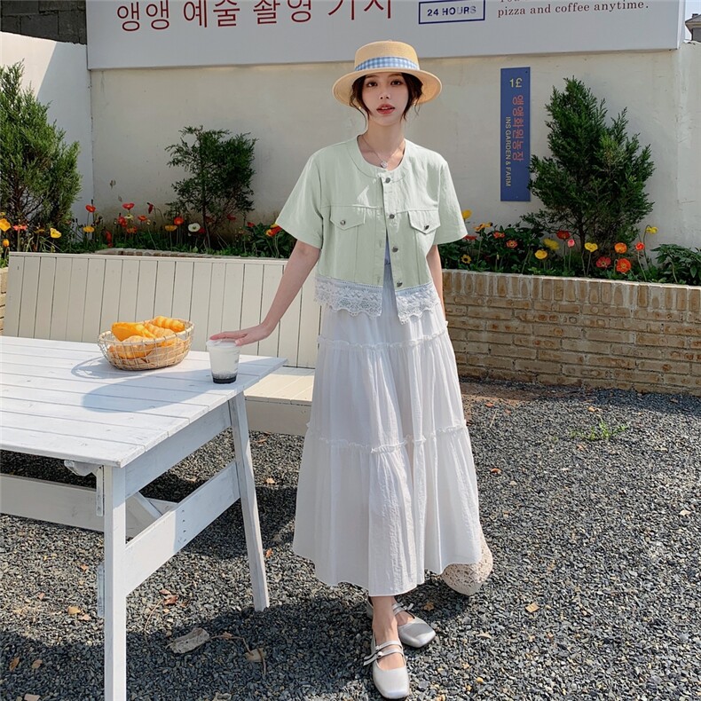 夏装新款！大量现货！牛仔上衣半身裙两件套2C133-8919P160K228,女装套装/套裙,2C133