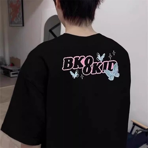 万针全刺绣工艺抖音得物高品质260克重磅纯棉双纱美式高街短袖T恤图片