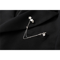 西服送胸针96%聚酯纤维4%氨纶M-5XL大码XF78145P85西裤XF78151P45，男装西服，星座226-2